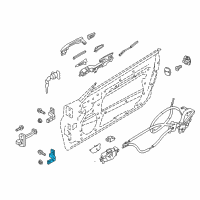 OEM 2018 Infiniti Q60 Hinge Assy-Front Door, Lower LH Diagram - 80421-JL00B