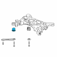 OEM 2020 Buick Enclave Suspension Crossmember Front Bushing Diagram - 84234621