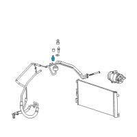 OEM Pontiac AC Tube Valve Diagram - 10245619