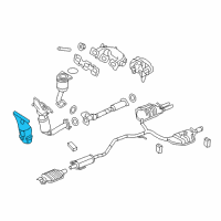 OEM 2009 Ford Fusion Converter Shield Diagram - 6E5Z-5E258-BA