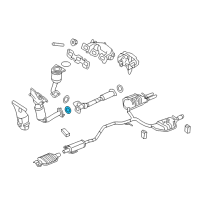 OEM 2009 Ford Fusion Inlet Pipe Gasket Diagram - 6E5Z-5E241-AA