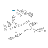 OEM Lincoln Continental Gasket Stud Diagram - -W712244-S300