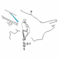 OEM Ram 2500 Arm WIPER-Front WIPER Diagram - 55277450AC