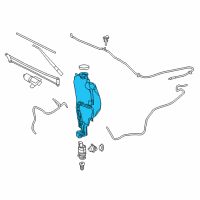 OEM 2014 Ram 3500 Reservoir-Windshield Washer Diagram - 68230052AB