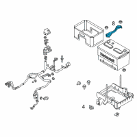 OEM 2017 Ford Police Interceptor Utility Hold Down Diagram - AG1Z-10756-B