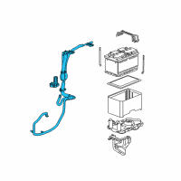 OEM Chevrolet Captiva Sport Positive Cable Diagram - 22757924