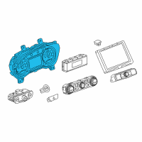 OEM 2020 GMC Terrain Cluster Diagram - 84674118