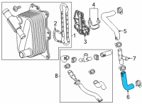 OEM Chevrolet Silverado 1500 Hoses Diagram - 55496832