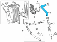 OEM Chevrolet Silverado 1500 Hoses Diagram - 55496831