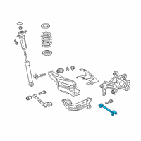 OEM Lexus ES250 Arm Assy, RR Suspens Diagram - 48710-0R050