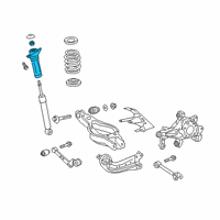 OEM Toyota RAV4 Prime Shock Mount Diagram - 48750-0R010