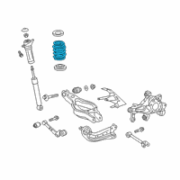OEM Toyota RAV4 Prime Coil Spring Diagram - 48231-42710