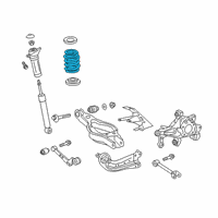 OEM 2020 Toyota RAV4 Spring Diagram - 48231-42690