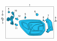 OEM 2020 Buick Encore GX Tail Lamp Diagram - 42747401