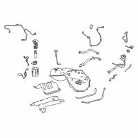 OEM Lexus Harness, Fuel Pump Diagram - 77785-30050
