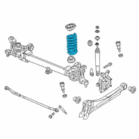 OEM 2021 Ram 3500 Front Coil Spring Left Diagram - 68364560AA