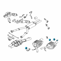 OEM BMW 650i Rubber Mount With Bracket Diagram - 18-30-7-526-193