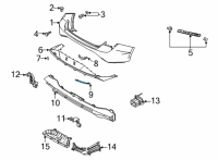 OEM 2021 Hyundai Elantra Lamp Assembly-Rear R/REFL, RH Diagram - 92406-AA200