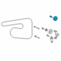 OEM 2017 Honda Civic Idler Assy. Diagram - 31140-RPY-G01