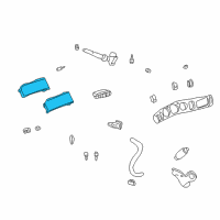 OEM 2005 Buick LeSabre Instrument Panel Gage CLUSTER Diagram - 25735403