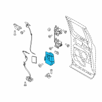 OEM 2016 Ford F-150 Handle Diagram - FL3Z-1822600-AD