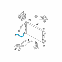 OEM 2005 Chrysler Sebring Hose-Radiator Outlet Diagram - 5058334AD