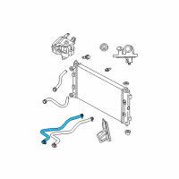 OEM Dodge Hose-Transmission Oil Cooler Diagram - 4596253AB