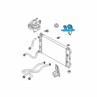 OEM 2006 Chrysler Sebring Housing-THERMOSTAT Diagram - 4792490AA