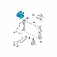 OEM 2003 Chrysler Sebring Bottle-COOLANT Recovery Diagram - 4596258AC