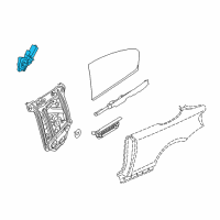 OEM 2010 BMW 128i Power Window Motor Rear Left Diagram - 67-62-7-291-451