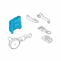 OEM Hyundai Elantra Module Assembly-Smart Key Diagram - 95480-F2000