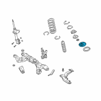 OEM 2001 Nissan Maxima Front Spring Seat Diagram - 54036-2Y000