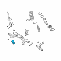 OEM 2001 Nissan Altima STOPPER INSULATOR Diagram - 54342-0E001