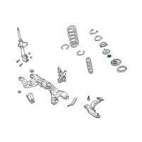 OEM 2004 Nissan Quest Bearing-Strut Mounting Diagram - 54325-8J000