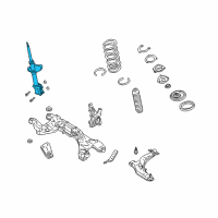 OEM 2000 Infiniti I30 Strut Kit-Front Suspension, RH Diagram - E4302-2Y985