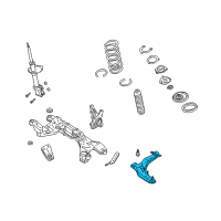 OEM 2000 Infiniti I30 Transverse Link Complete, Front Left Lower Diagram - 54501-2Y412