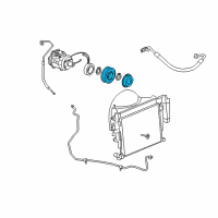 OEM 2002 Chrysler Voyager CLUTCHKIT-A/C Compressor Diagram - 5066225AA