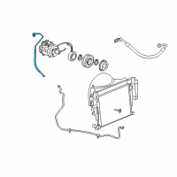 OEM 2008 Jeep Grand Cherokee Line-A/C Discharge Diagram - 55037891AC
