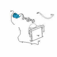OEM 2010 Jeep Grand Cherokee COMPRES0R-Air Conditioning Diagram - 55111437AD