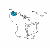 OEM Jeep Commander COMPRES0R-Air Conditioning Diagram - 55111437AD