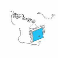 OEM Jeep Cooler-CONDENSER And Trans Cooler Diagram - 55116928AA