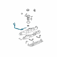 OEM 2004 Lincoln Aviator Filler Pipe Diagram - 3L2Z-9034-CB