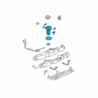 OEM 2005 Mercury Mountaineer Fuel Pump Diagram - 7L2Z-9H307-C