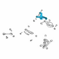 OEM 2010 Infiniti EX35 Rear Right Upper Suspension Arm Assembly Diagram - 55501-1BA0A