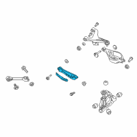 OEM Infiniti Q60 Rear Suspension Front Lower Link Complete Diagram - 551A1-1BA0A