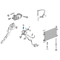 OEM 2015 Buick Regal Valve Asm-A/C Refrigerant Service Diagram - 9075572