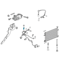 OEM 2012 Buick LaCrosse Valve Asm-A/C Refrigerant Service Diagram - 9075572