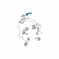 OEM 2008 Toyota Solara Strut Rod Diagram - 12363-0H050