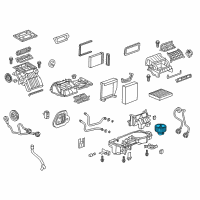 OEM 2019 Chevrolet Sonic Blower Motor Diagram - 95472959