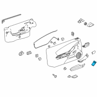 OEM Chevrolet Camaro Window Switch Diagram - 92221585